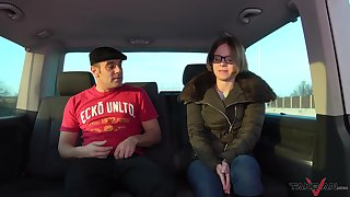 Back seat seduction and rough shagging for the needy teen
